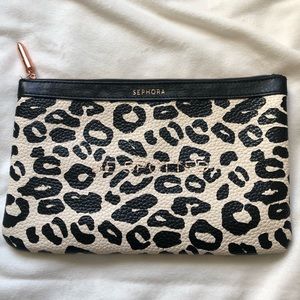 LAST CHANCE Sephora Animal Print Cosmetic Pouch